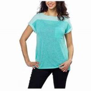 CK Teal Knit Top